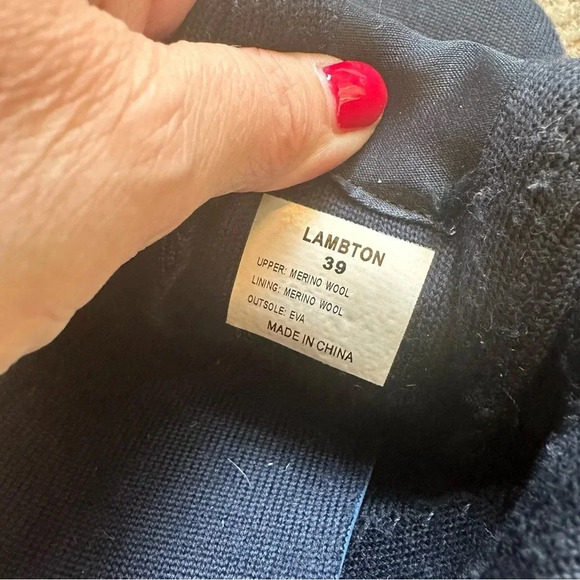 Woolloomooloo Lambtom Navy Blue Tennis Sneaker - Picture 5 of 6